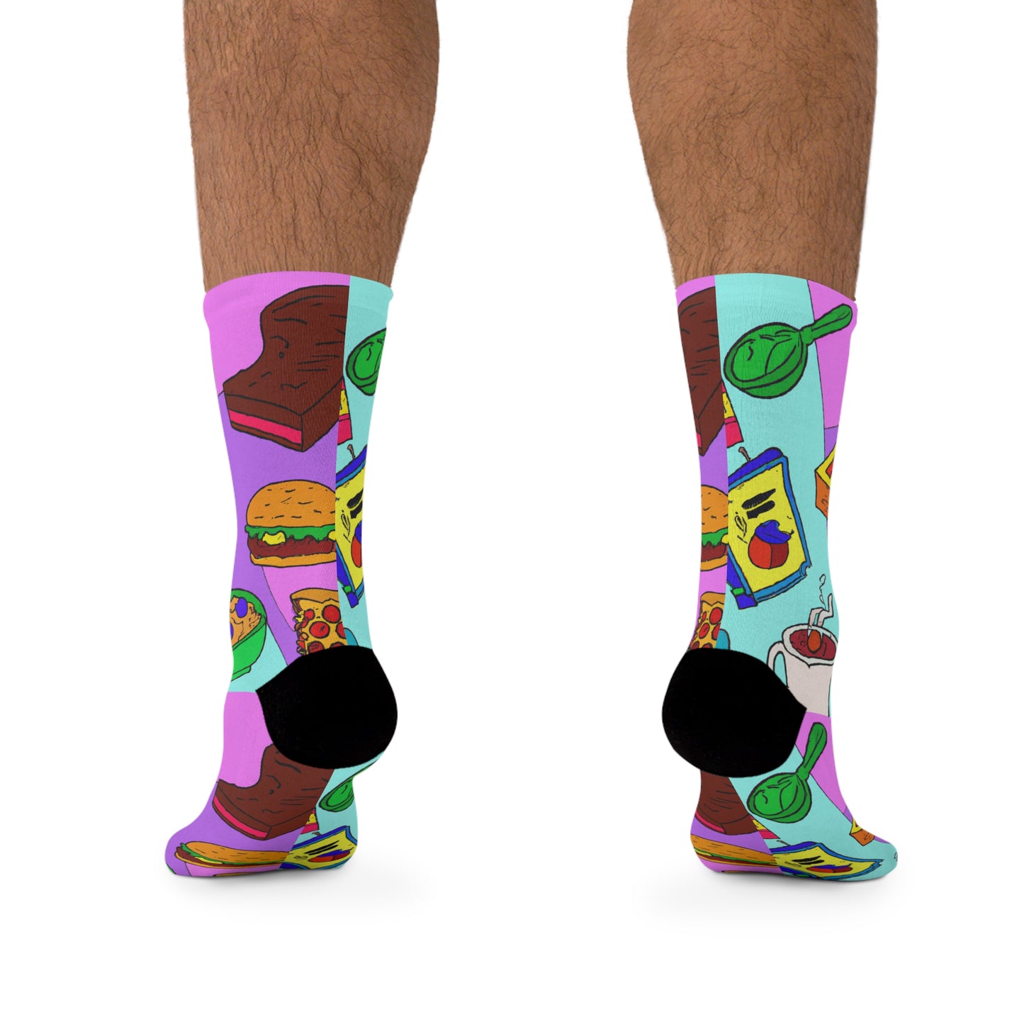 Snack Collage Socks