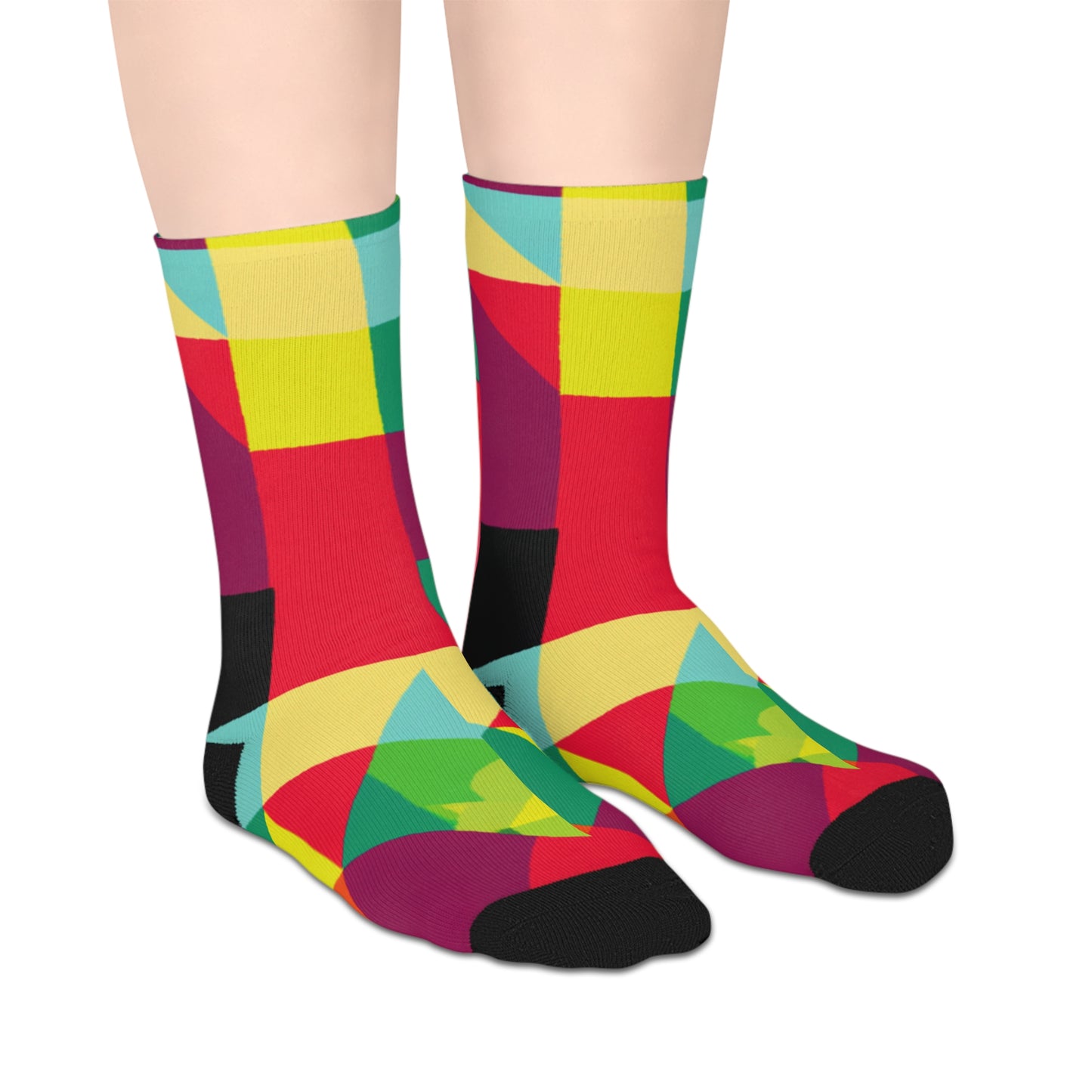 Crimson Classic Argyle Geometry Socks
