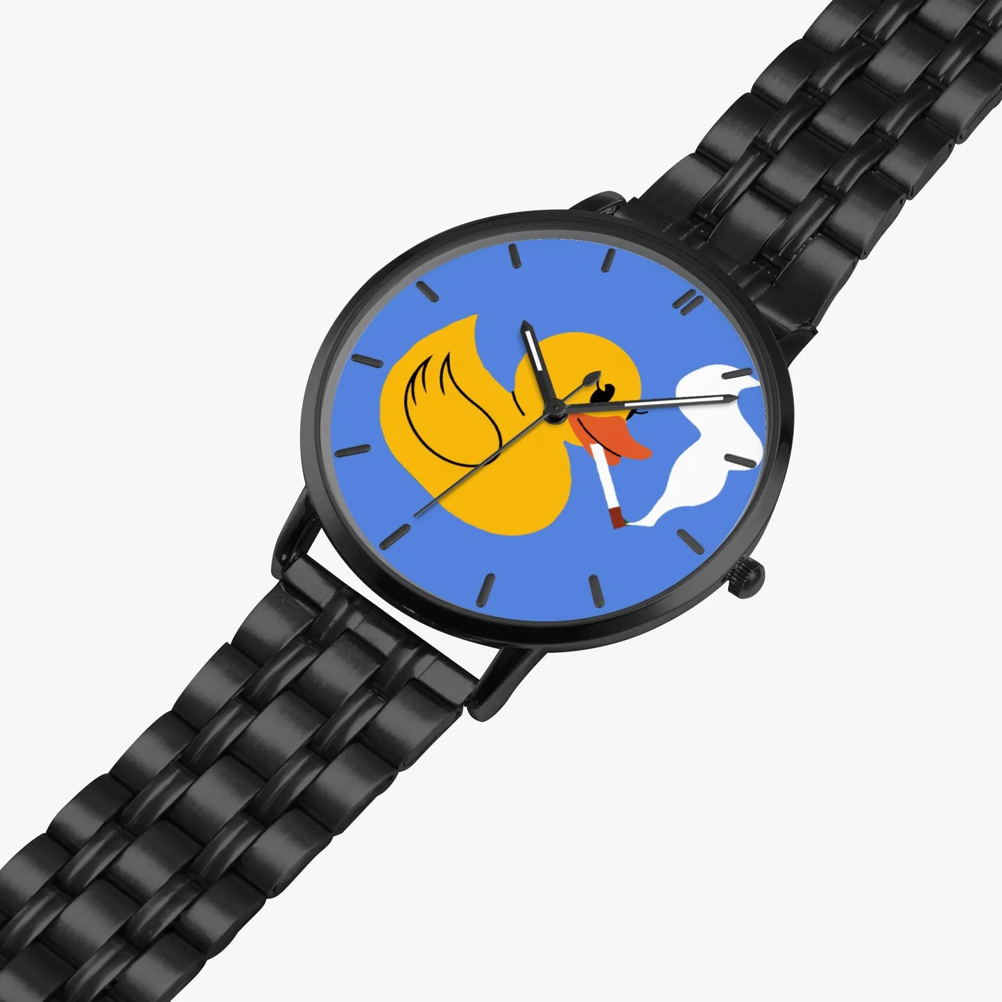 Stainless Steel Rubber Duck Watch 42 mm
