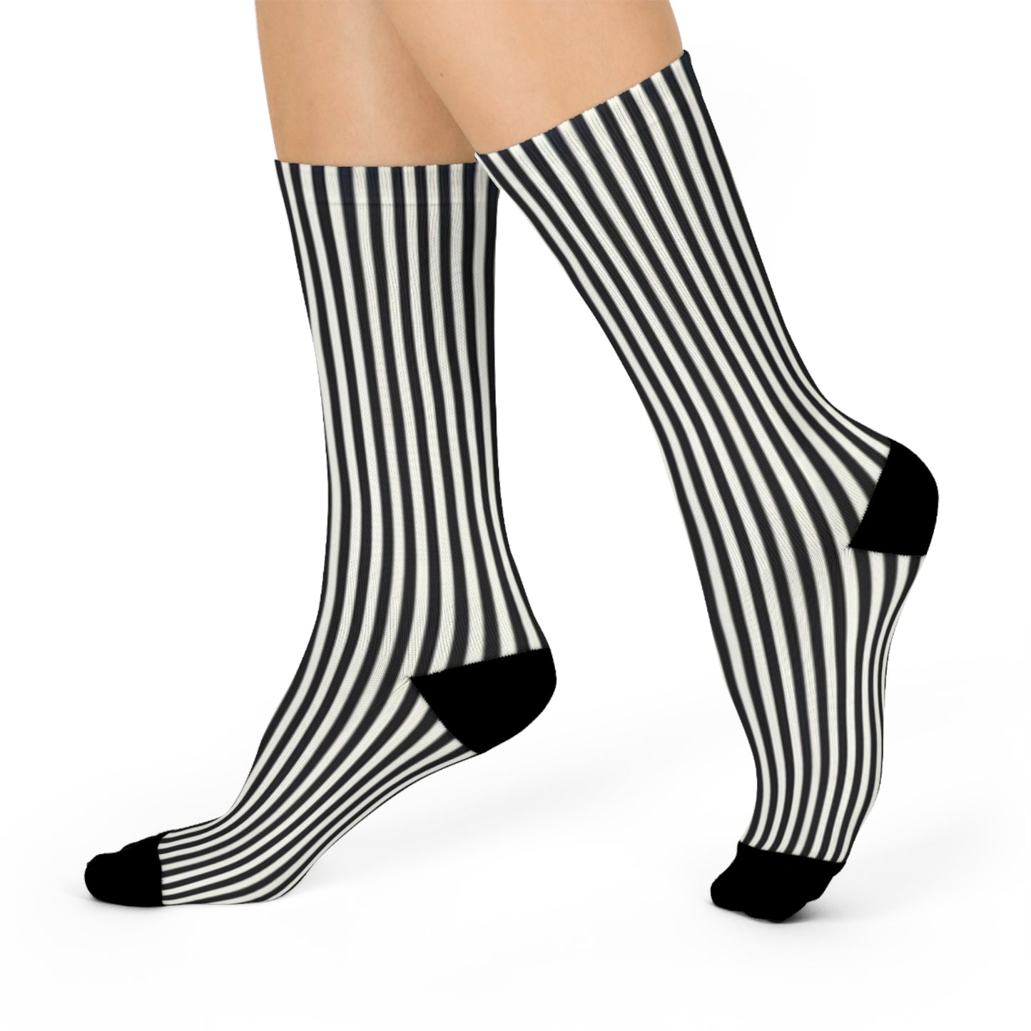 Custom Pin Stripped Novelty Crew Socks, Crazy socks, fun socks for him or her, gift for him, handmade socks, personalized dress socks