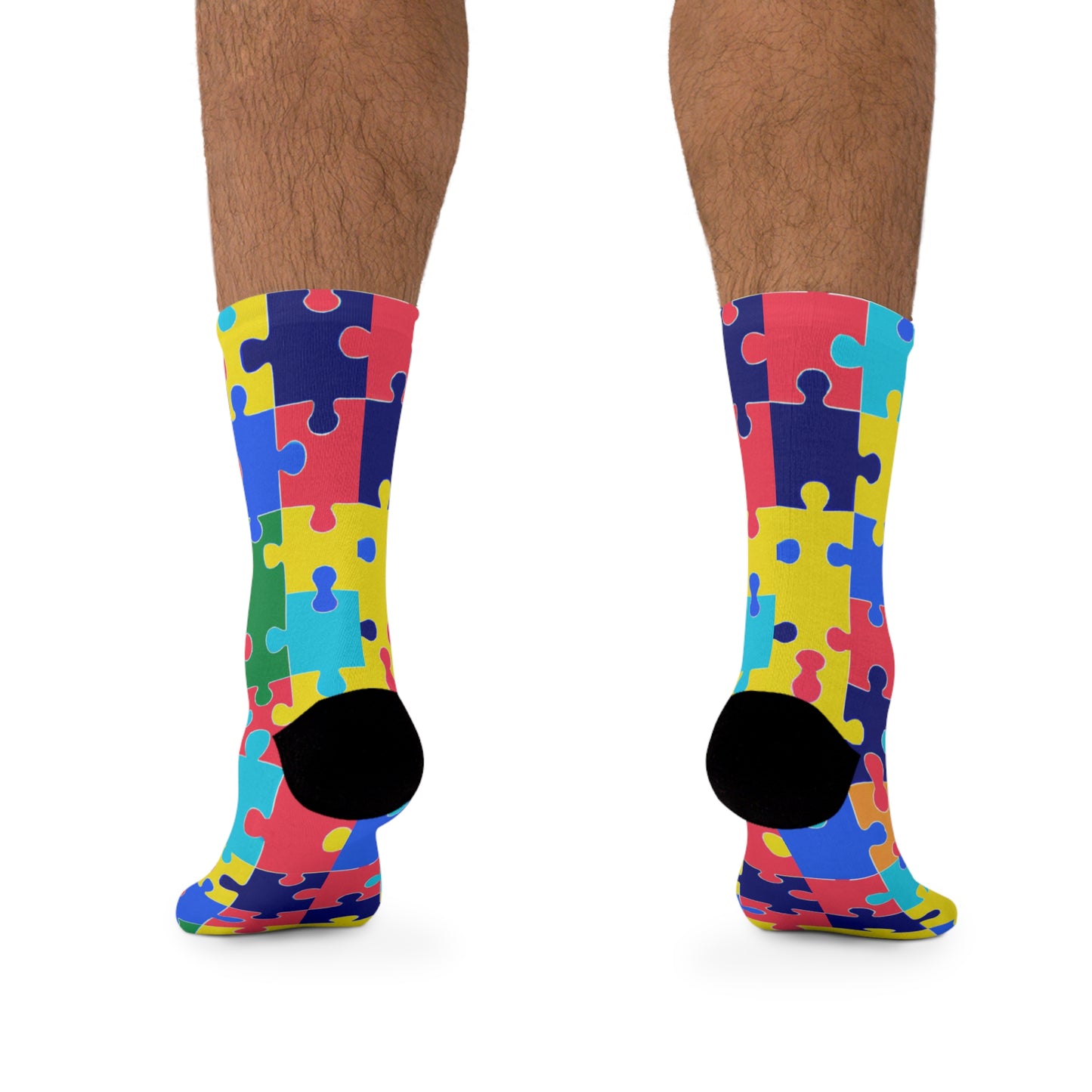 Puzzle Piece Socks