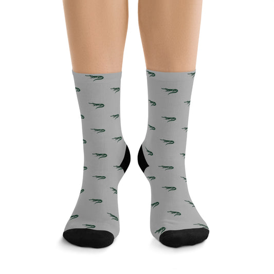 Alligator Custom Novelty Crew Socks, Crazy Socks, Compression socks, Personalized Socks, Gift for him