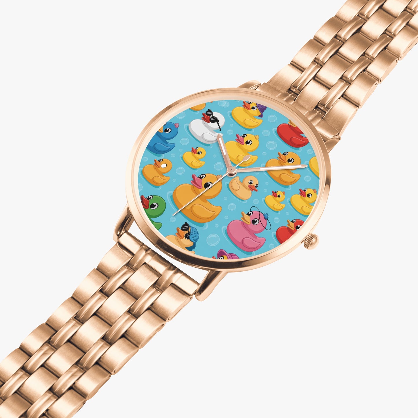 Stainless Steel Rubber Duck Watch