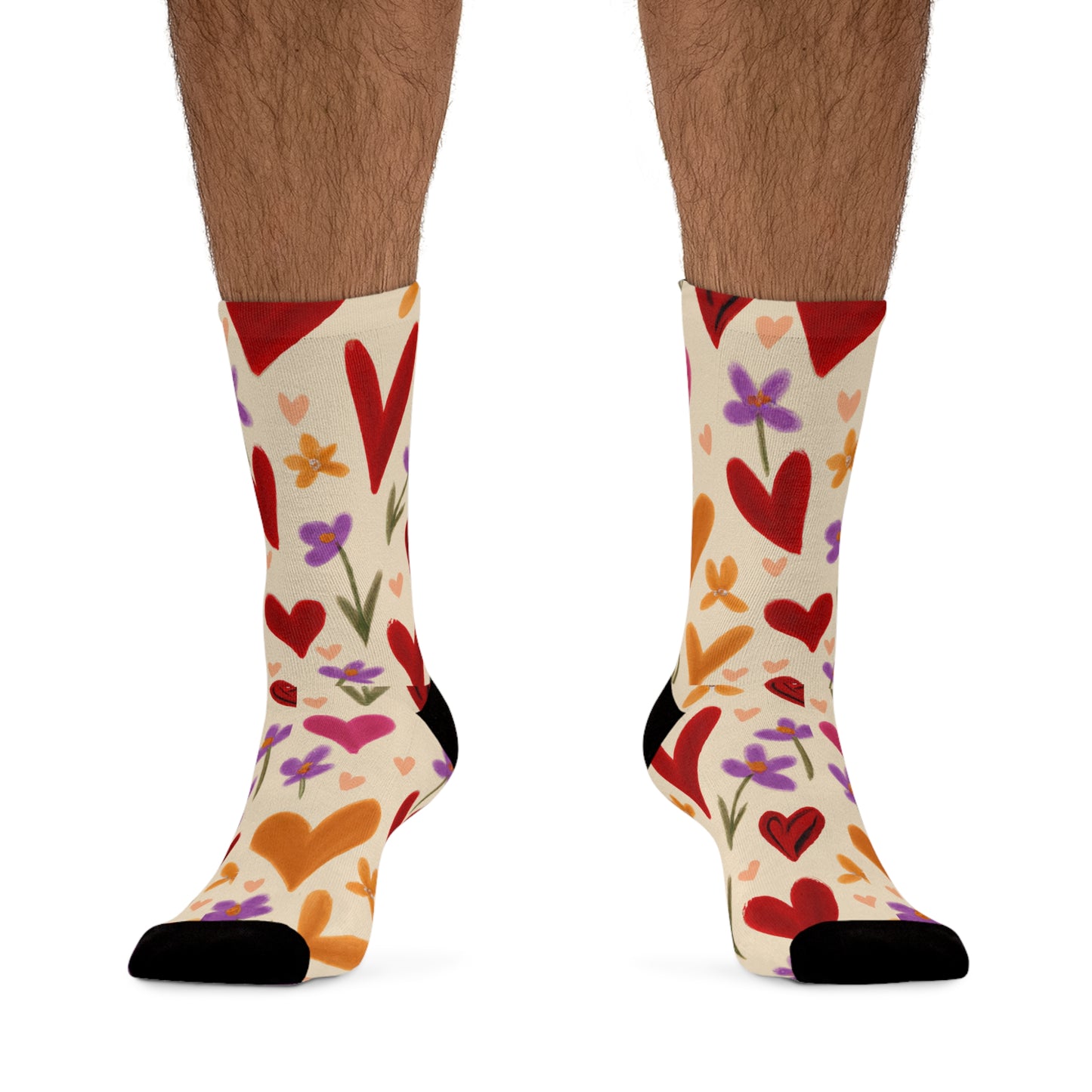Heart & Flower Socks