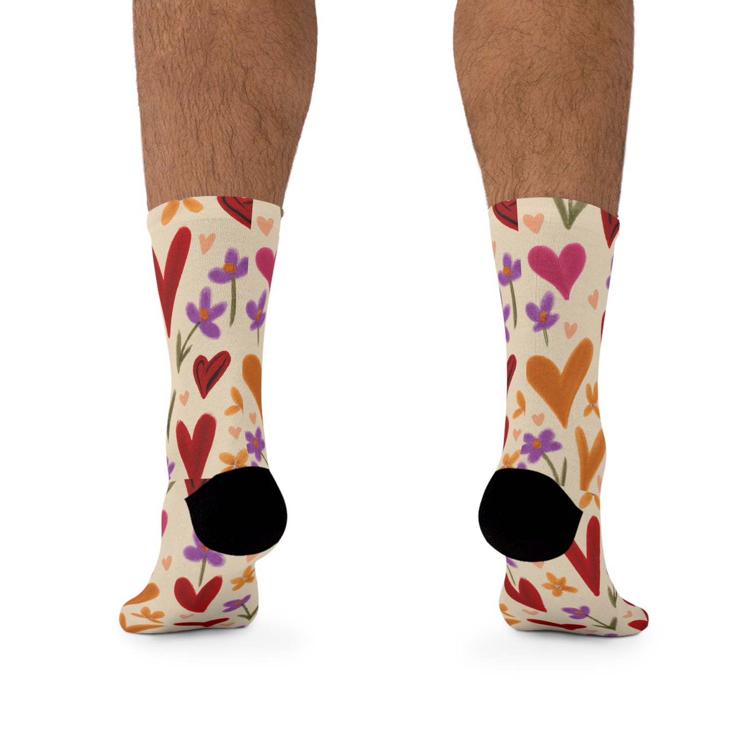 Heart & Flower Socks
