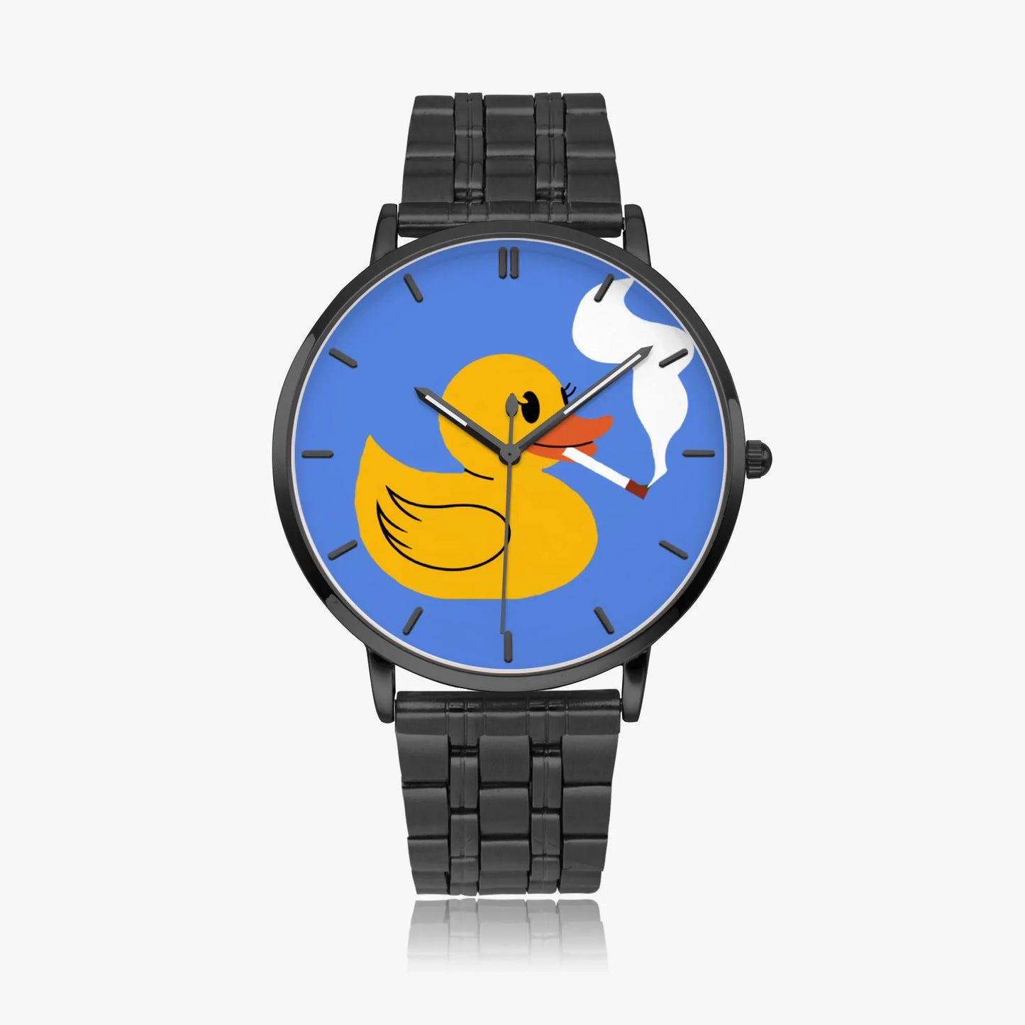 Stainless Steel Rubber Duck Watch 42 mm