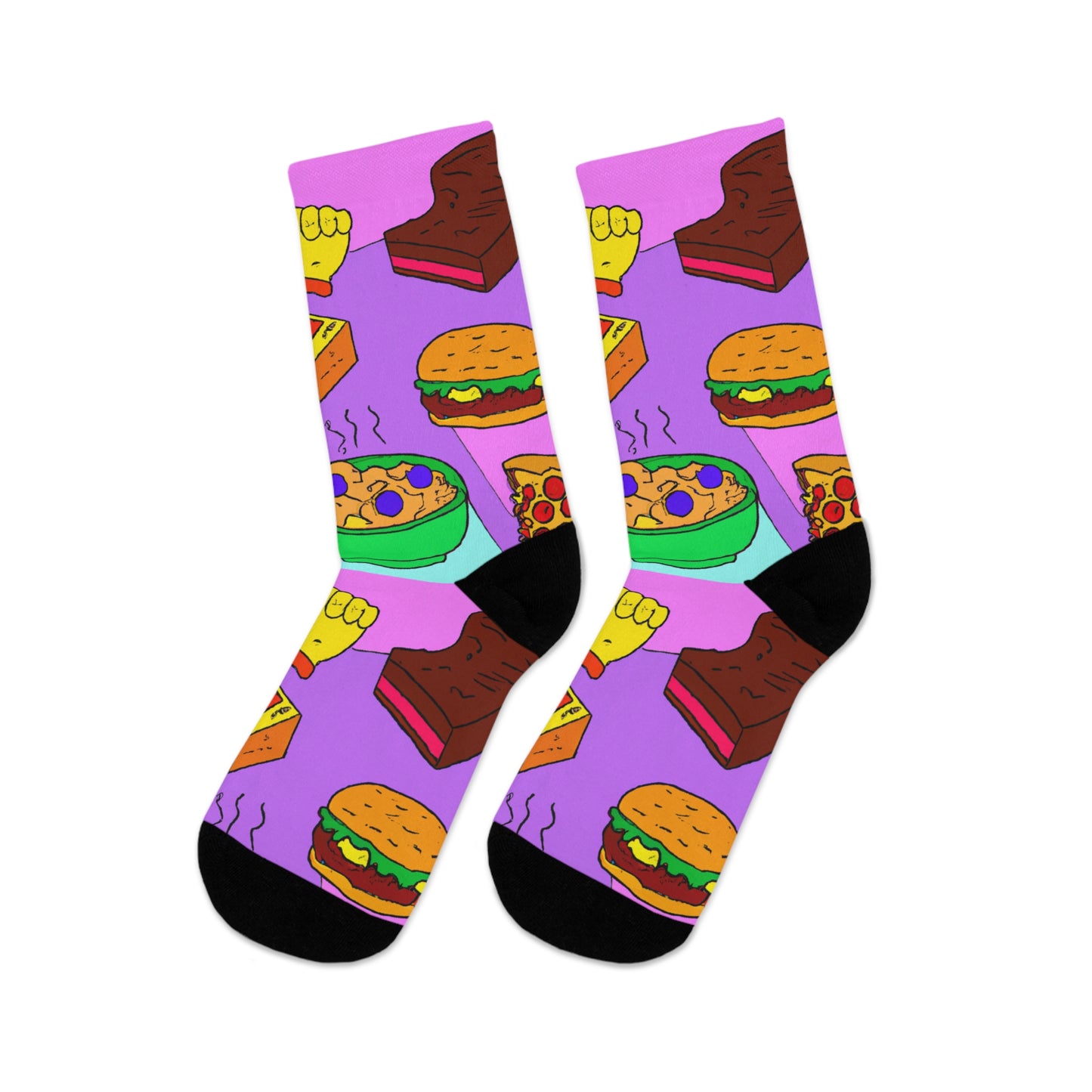 Snack Collage Socks