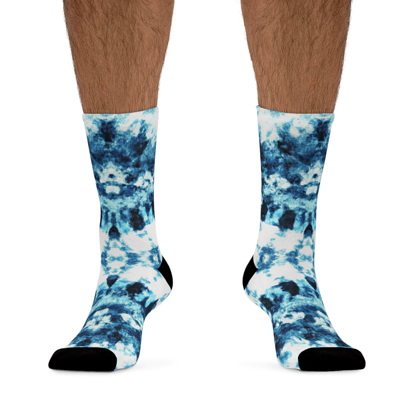 Blue Tie Dye 2 Socks