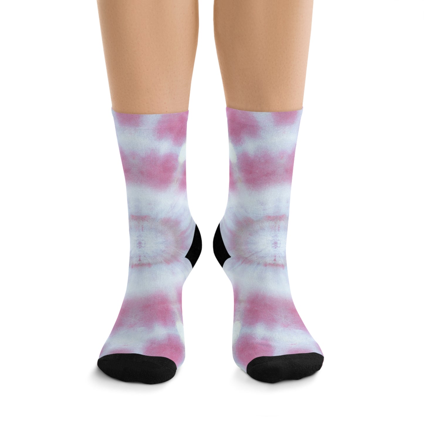 Pink Tie Dye Socks