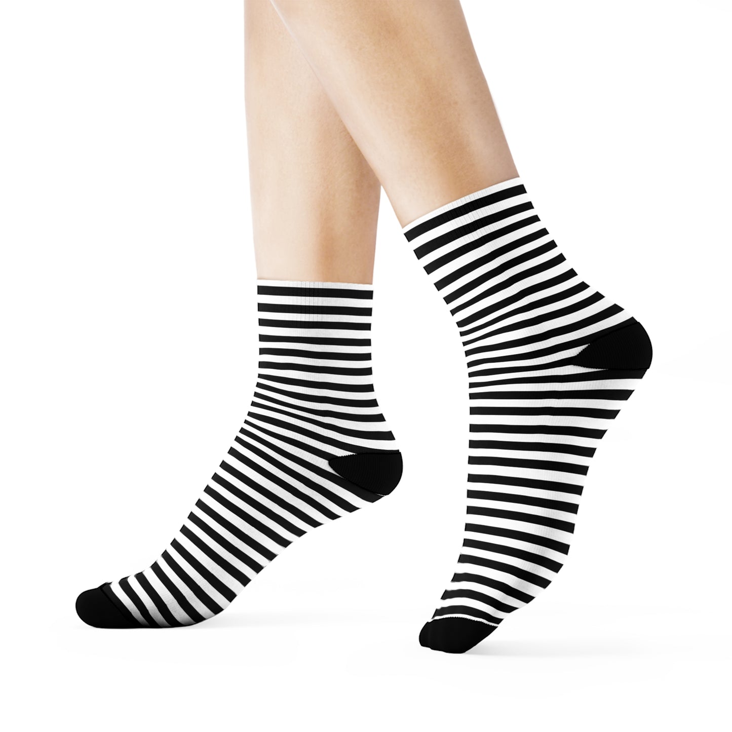 Custom Pin Stripped Novelty Crew Socks, Crazy socks, fun socks for him, handmade socks, personalized dress socks
