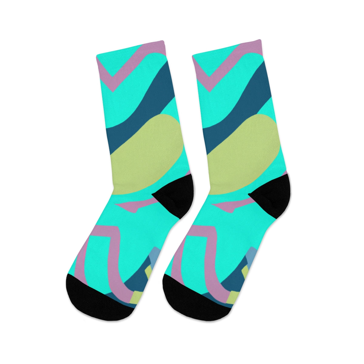 Abstract Neon Socks