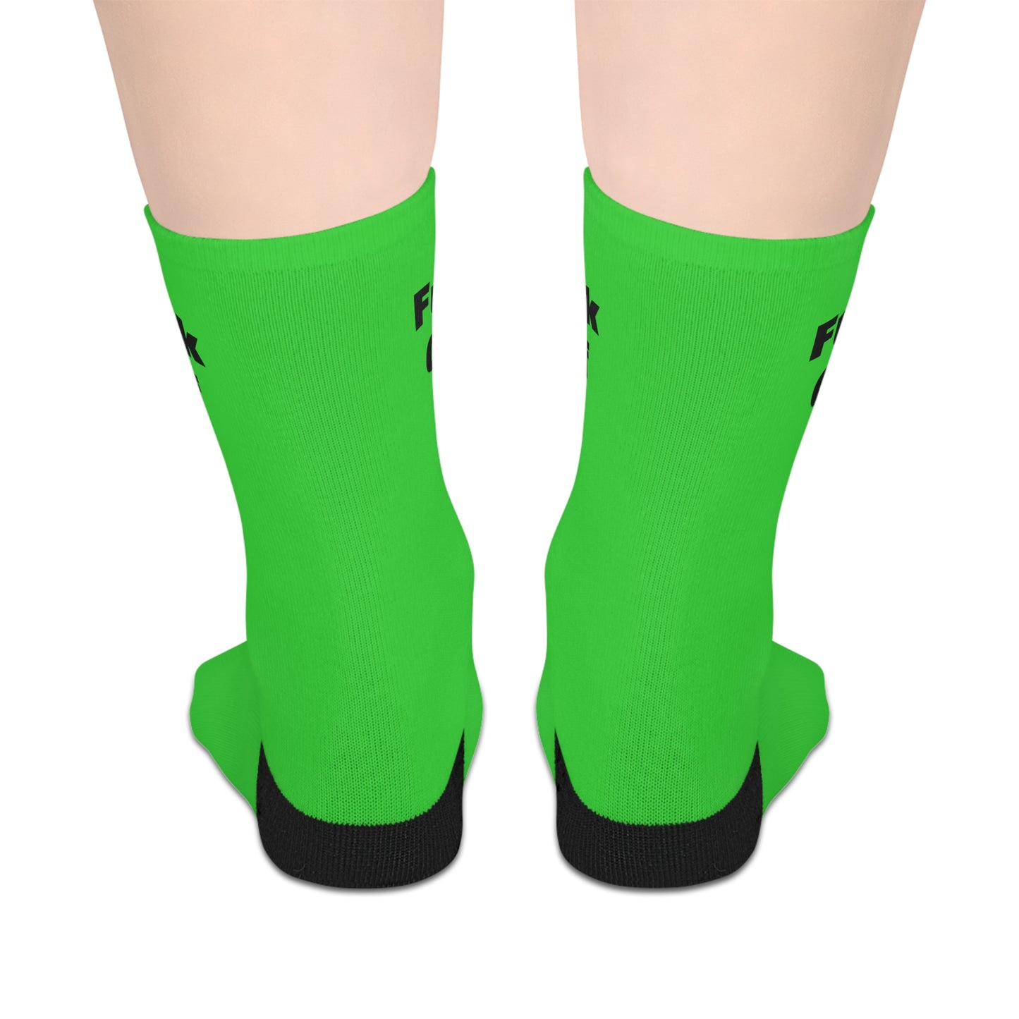 Fuck Off Socks Green, Funny socks, Crew Socks, Compression Socks, Novelty Socks, Funny socks for him, Crazy socks