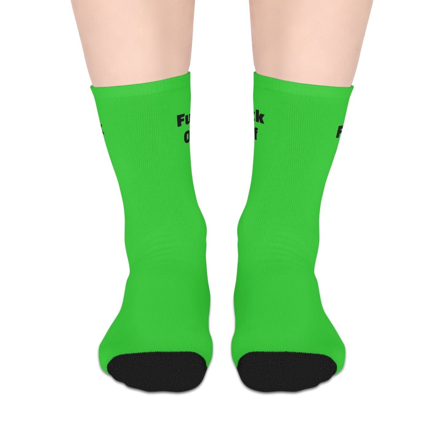 Fuck Off Socks Green, Funny socks, Crew Socks, Compression Socks, Novelty Socks, Funny socks for him, Crazy socks
