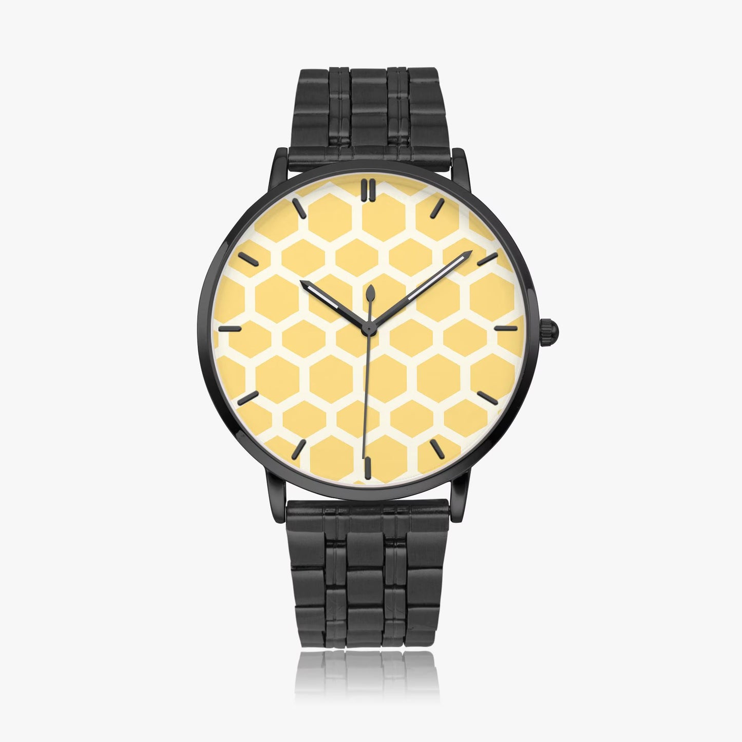Stainless Steel Honey Comb Watch 42 mm