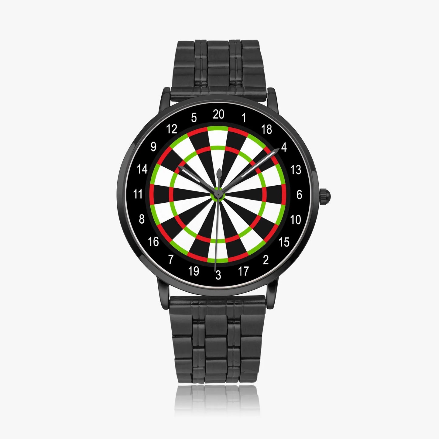 Stainless Steel Dart Board Watch 42 mm