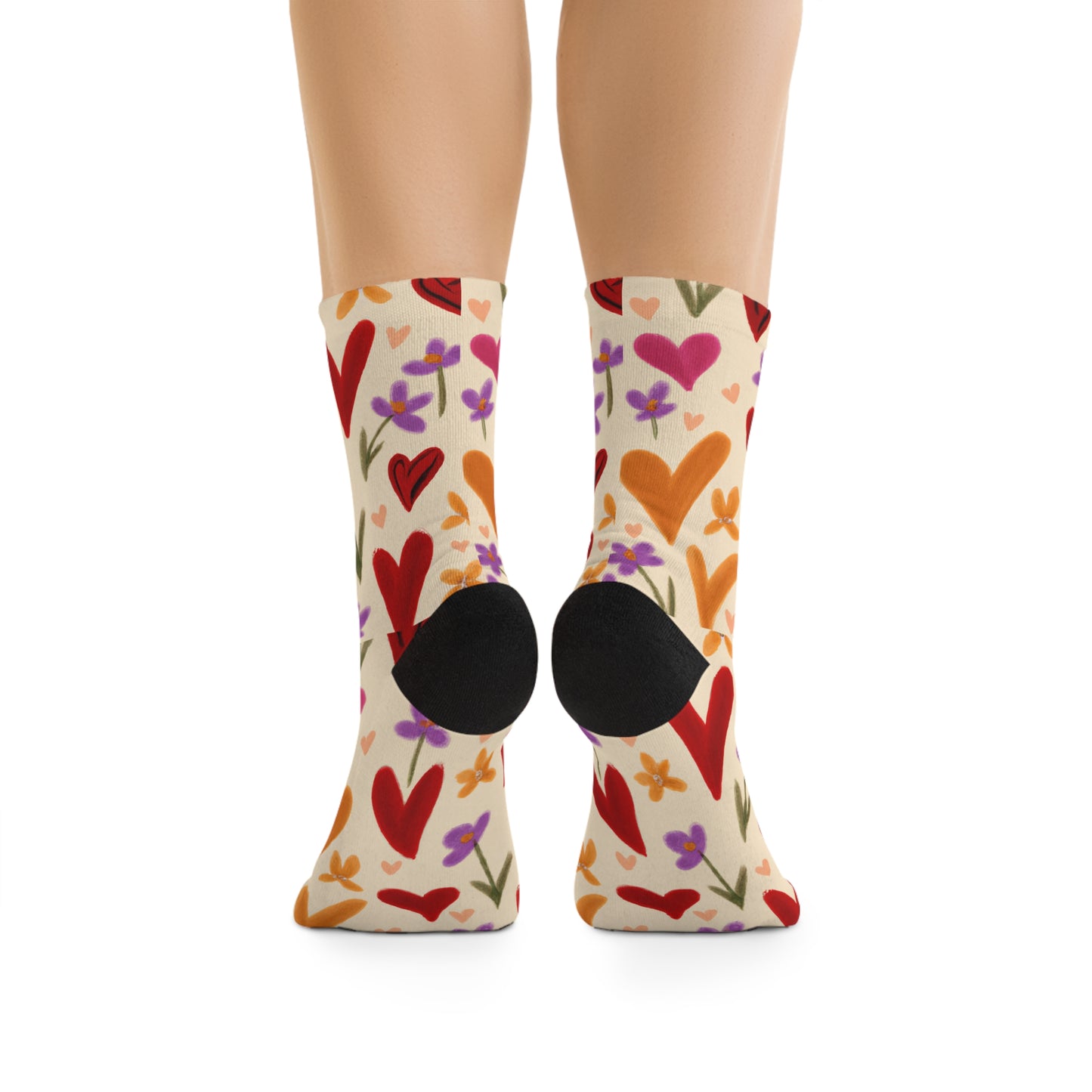 Heart & Flower Socks