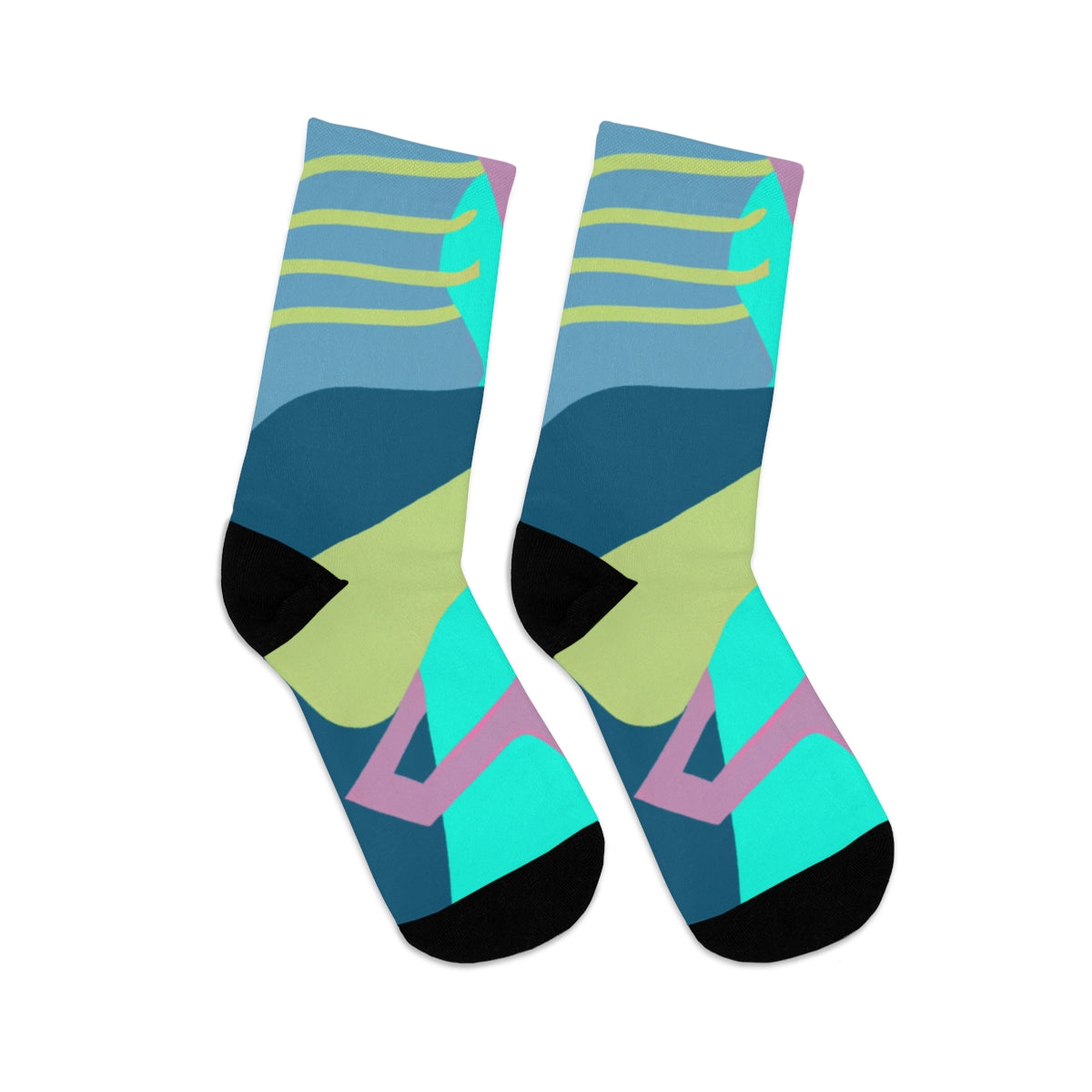 Abstract Neon Socks