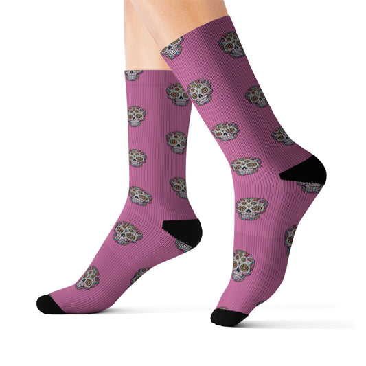 Día de Los Muertos Custom Novelty Socks, Crew socks, Crazy socks, fun gift for him or her