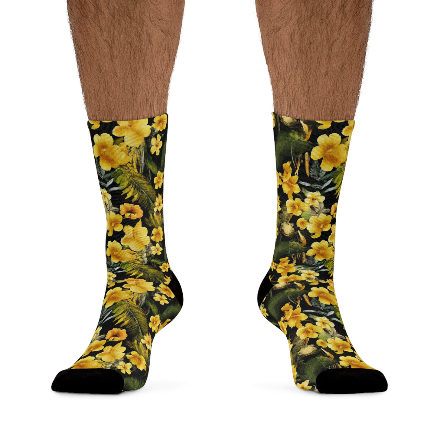 Yellow Flower Socks