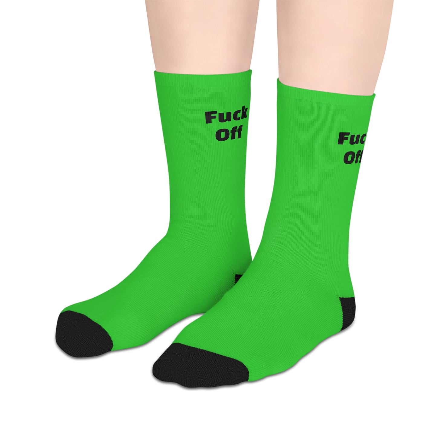 Fuck Off Socks Green, Funny socks, Crew Socks, Compression Socks, Novelty Socks, Funny socks for him, Crazy socks
