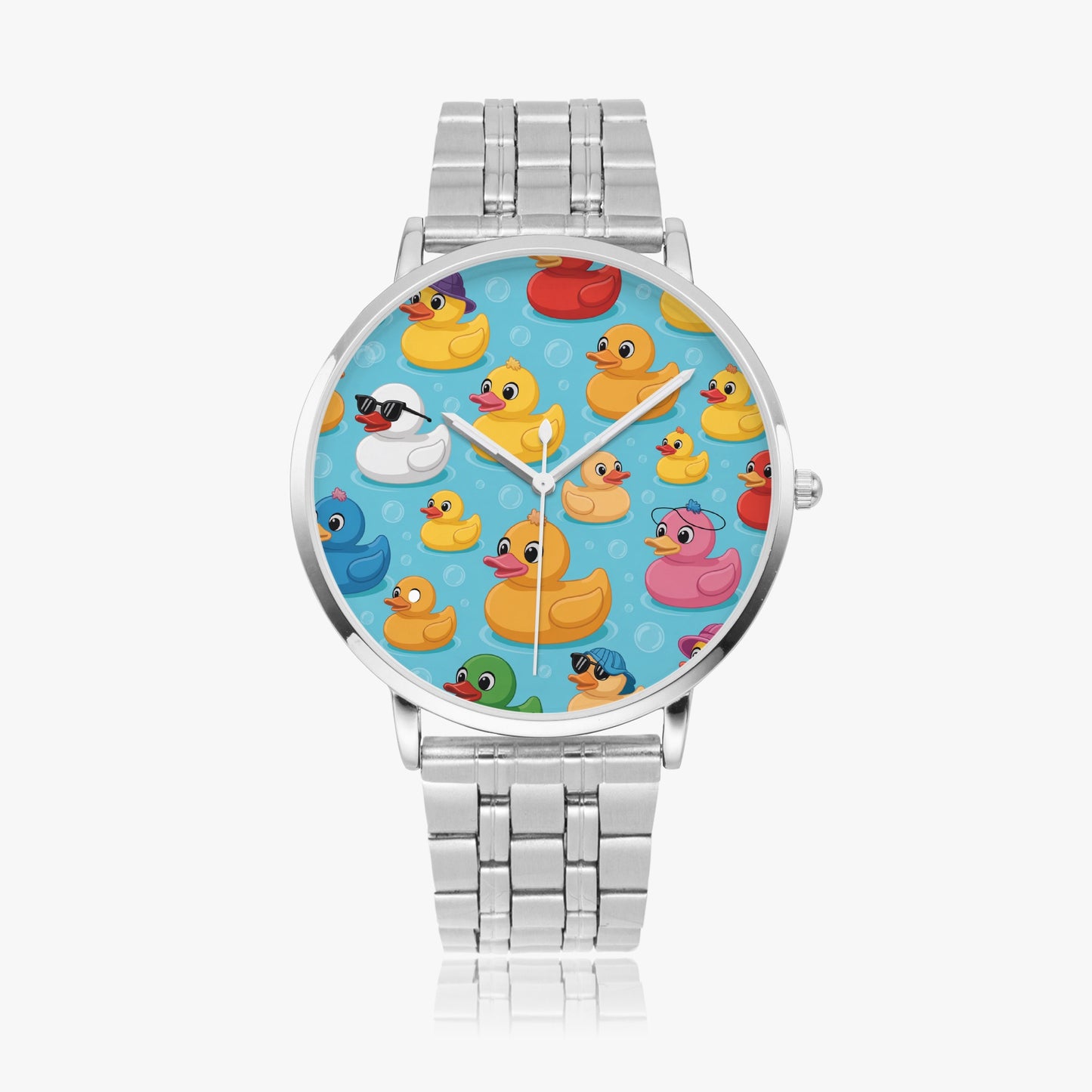 Stainless Steel Rubber Duck Watch