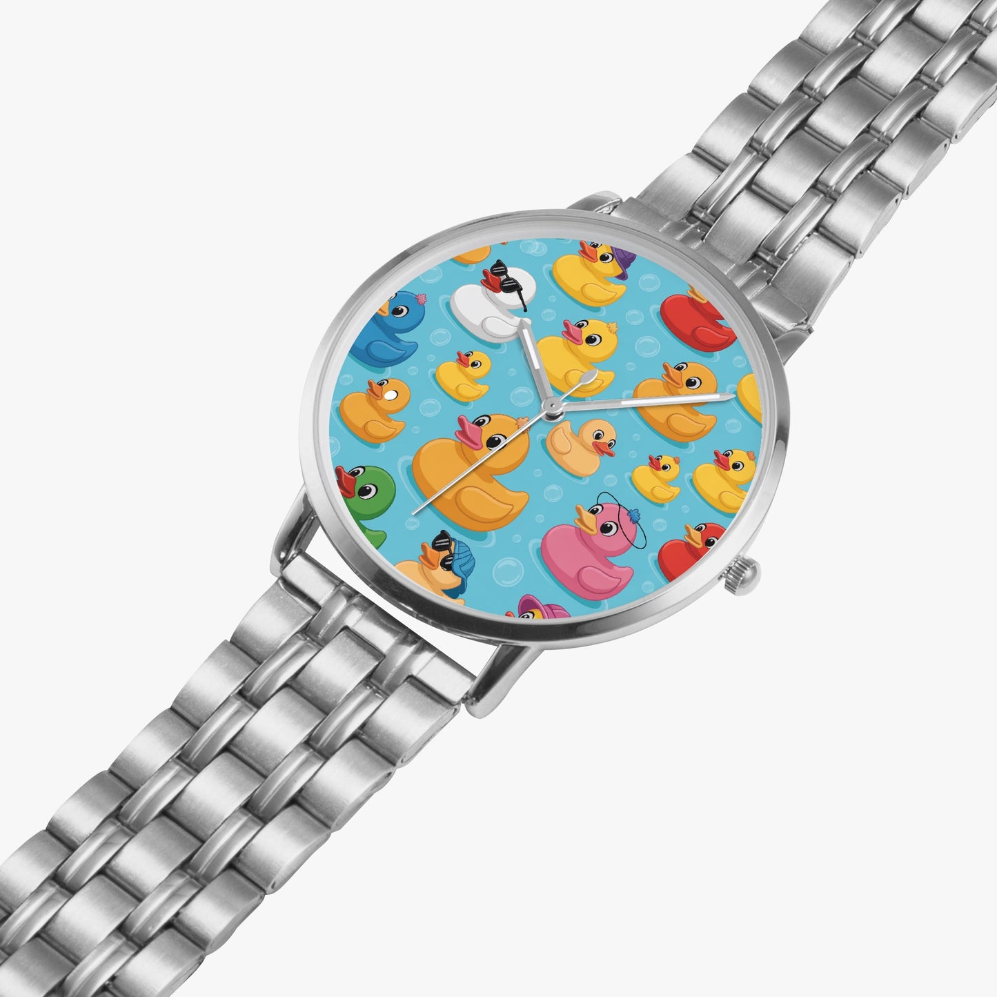 Stainless Steel Rubber Duck Watch