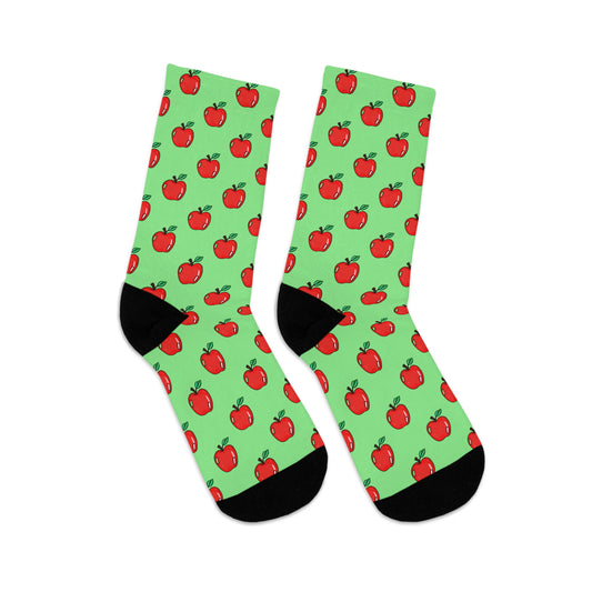 Orchard Charm Green Apple Socks