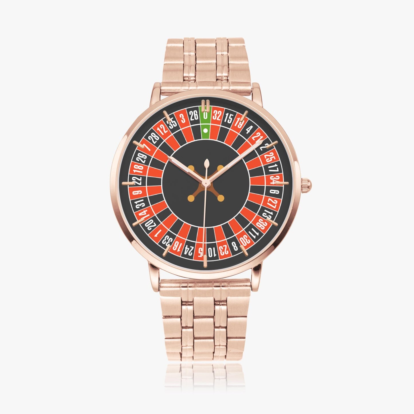 Stainless Steel Roulette Wheel Watch