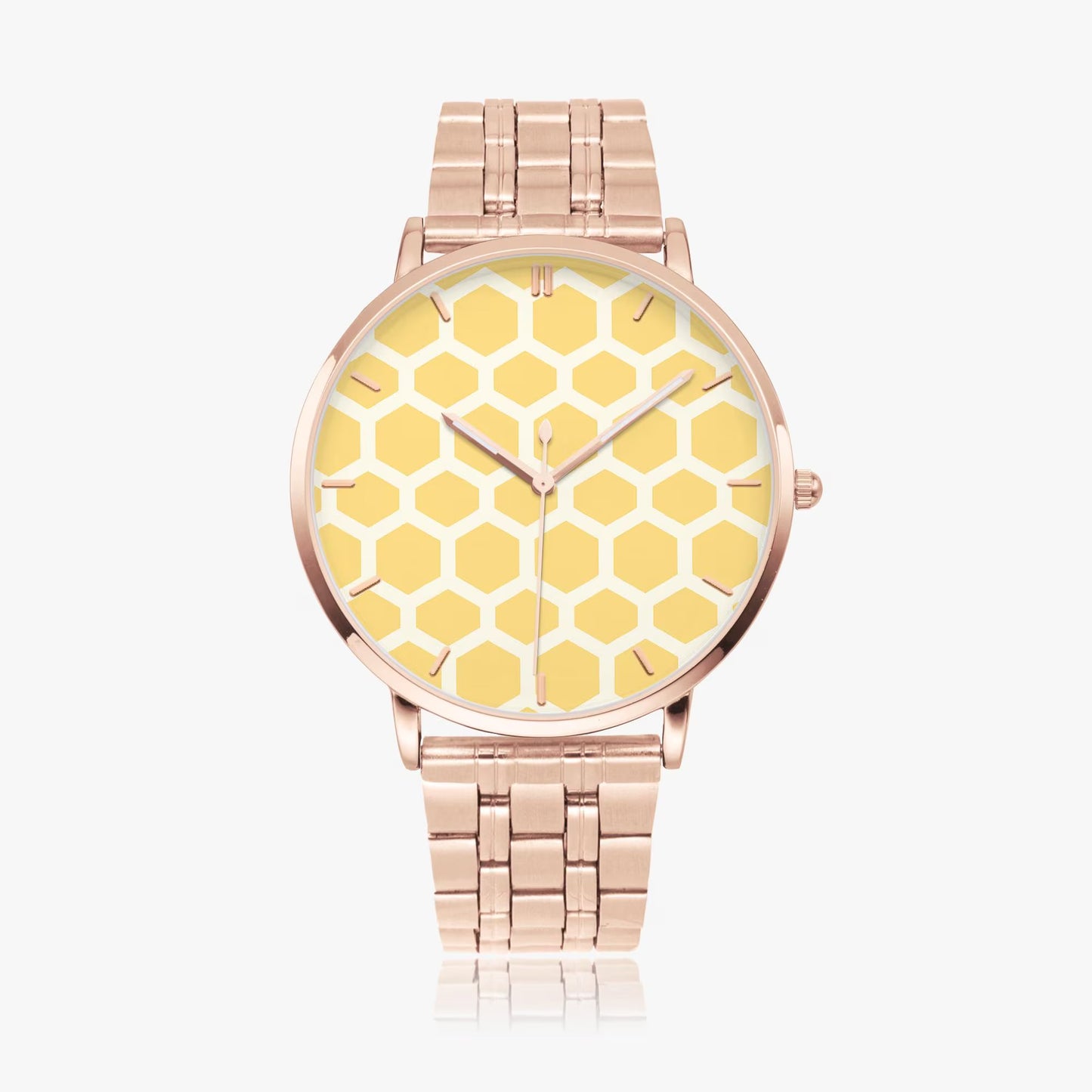 Stainless Steel Honey Comb Watch 42 mm
