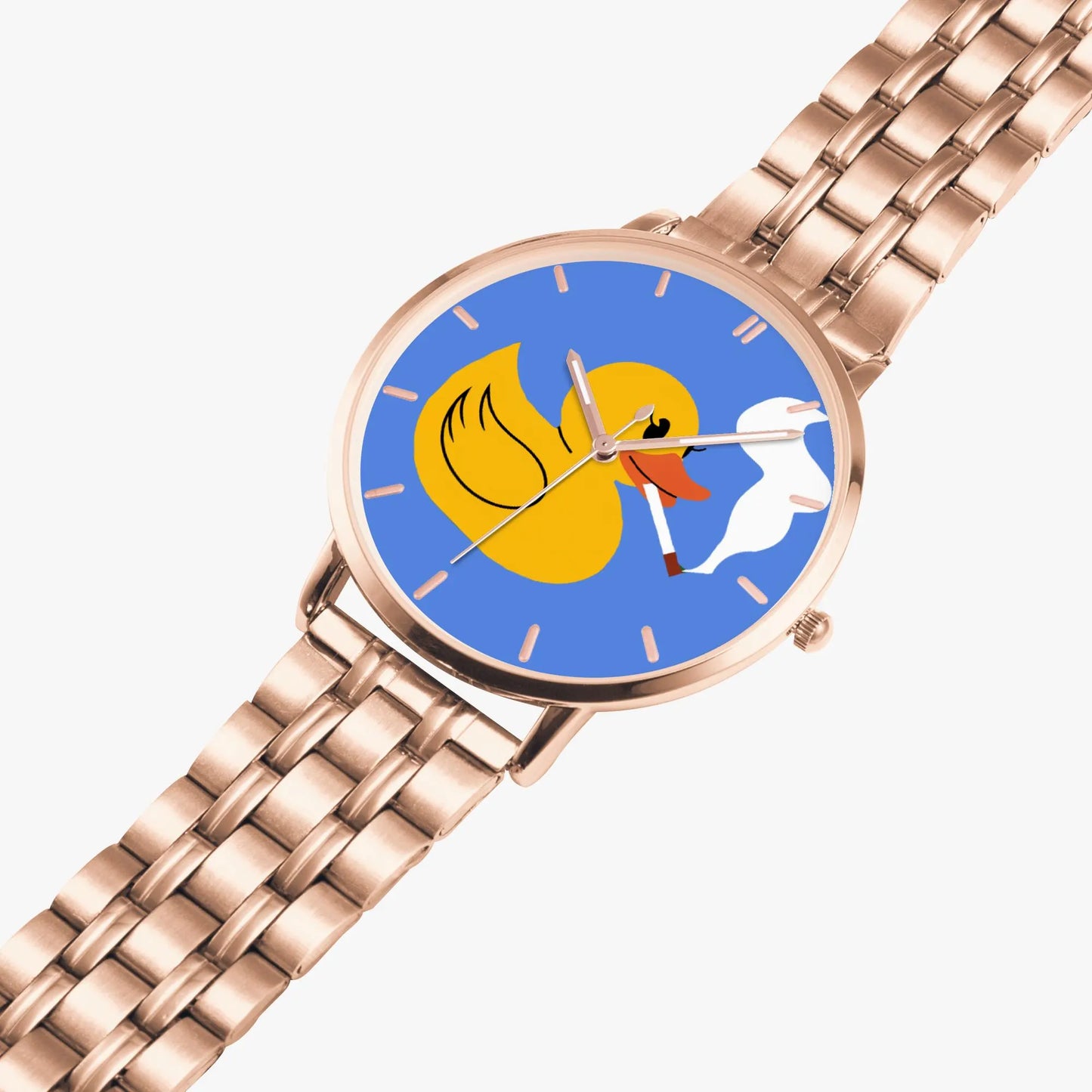 Stainless Steel Rubber Duck Watch 42 mm