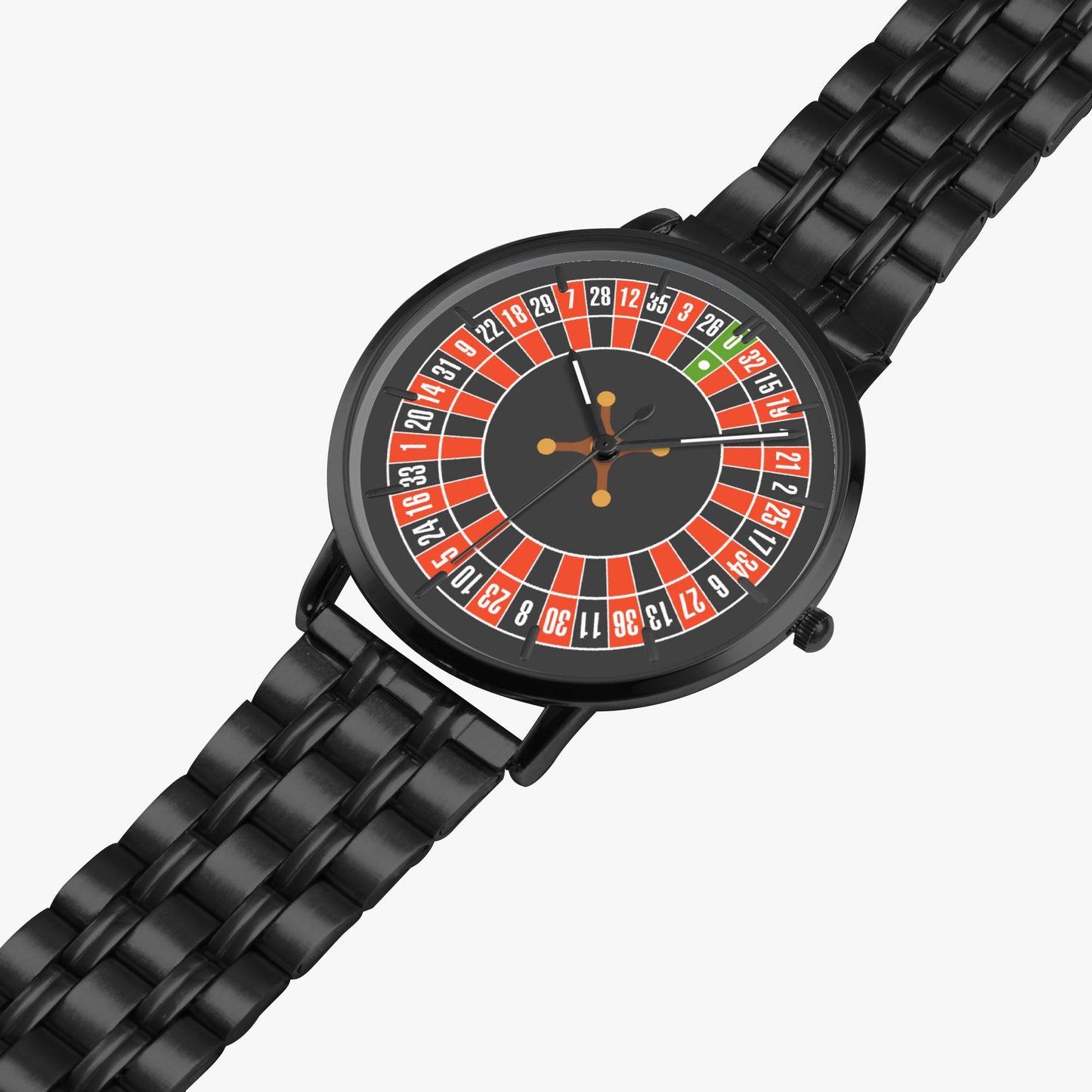 Stainless Steel Roulette Wheel Watch