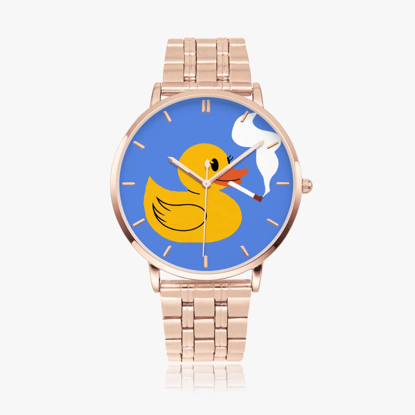 Stainless Steel Rubber Duck Watch 42 mm