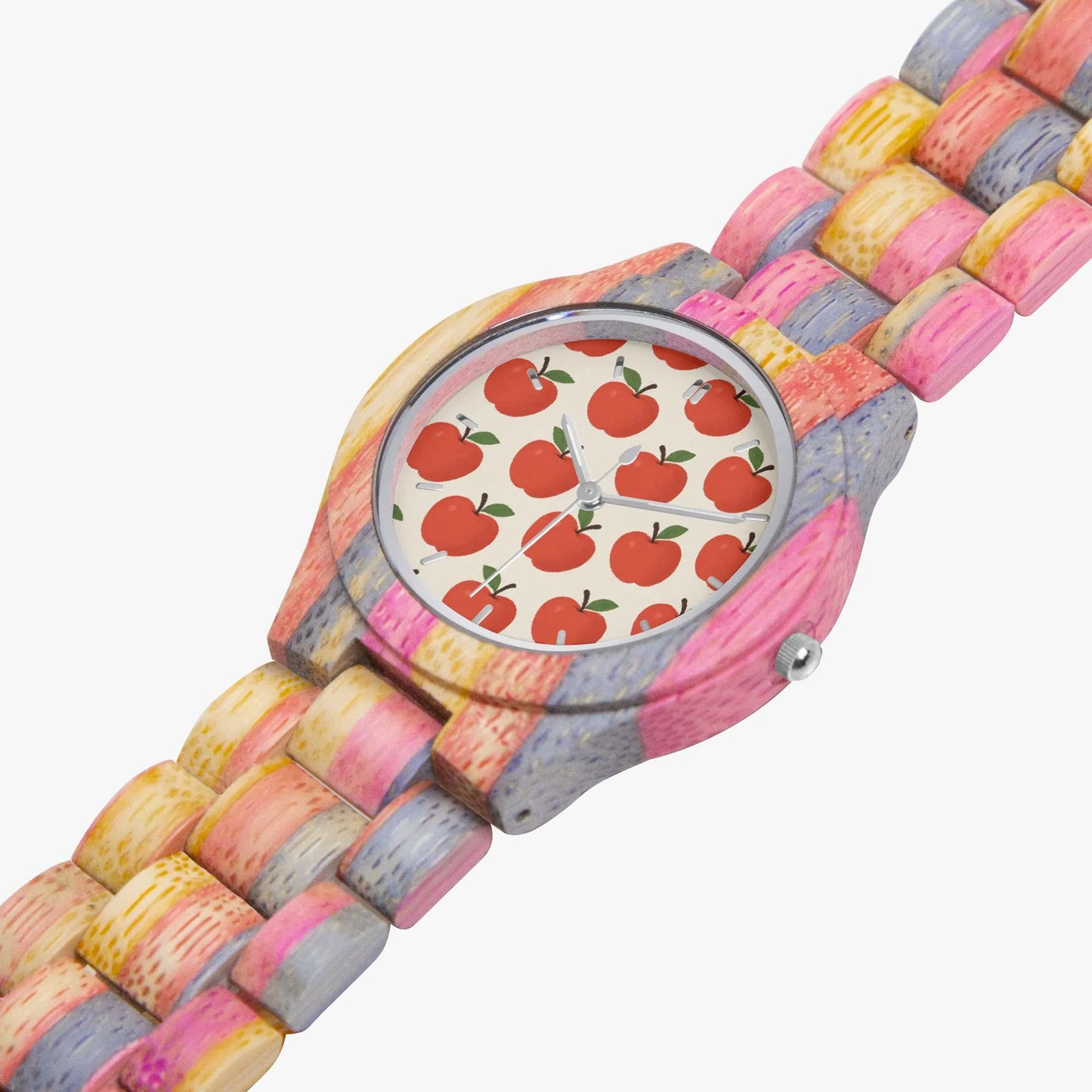 Wooden Apple Face Watch 45 mm