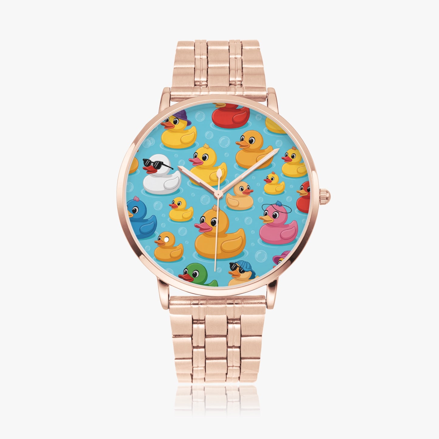 Stainless Steel Rubber Duck Watch