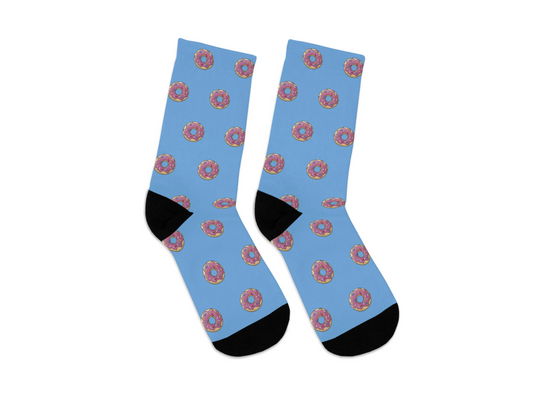 Pink Donut Socks