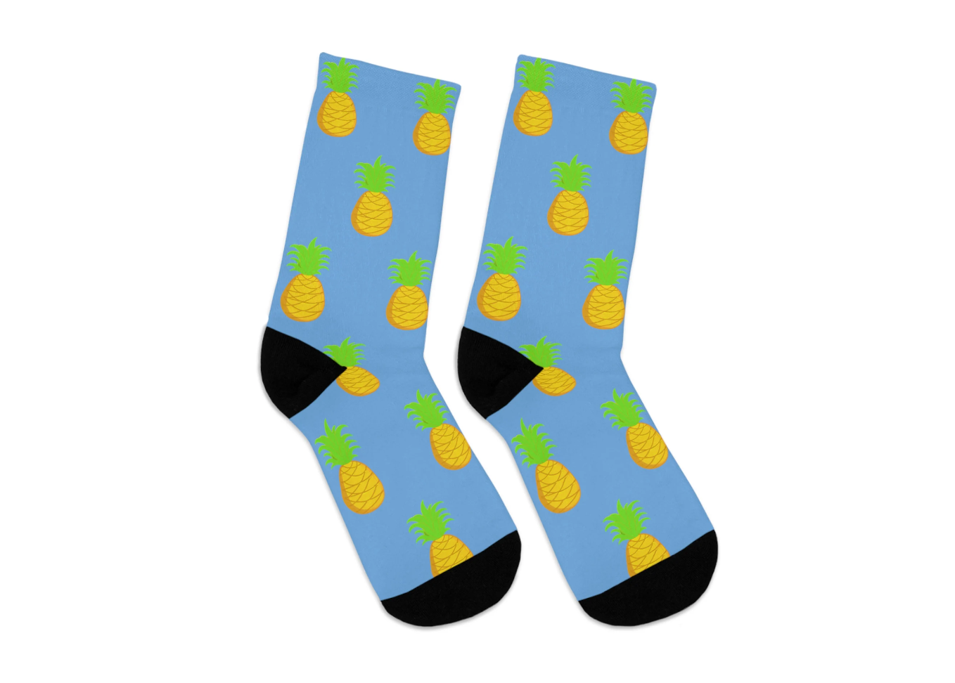 Neon Pineapple Socks