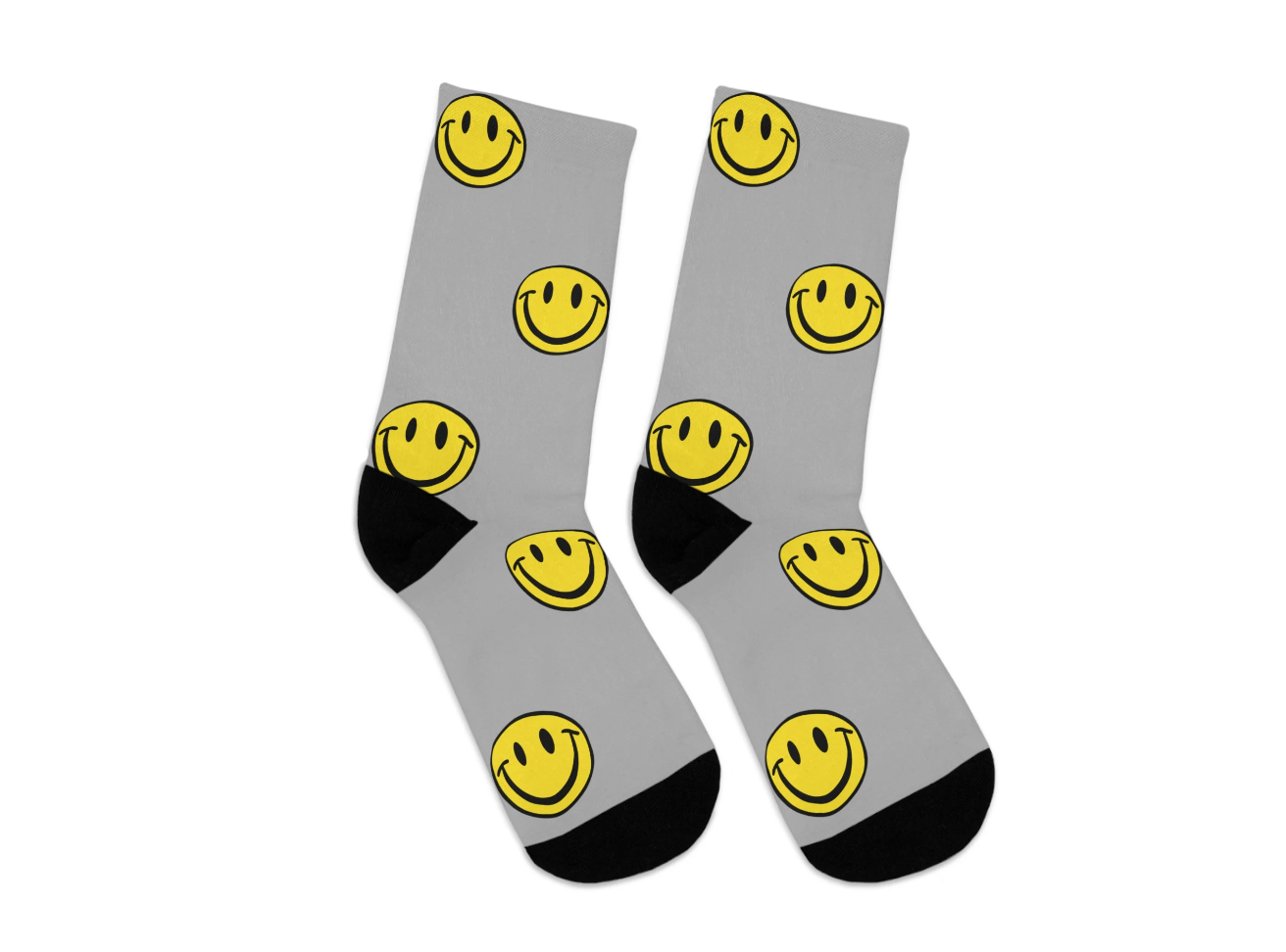 Smiley Face Pattern Socks