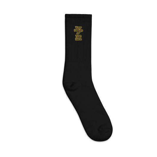 Customizable Embroidered socks