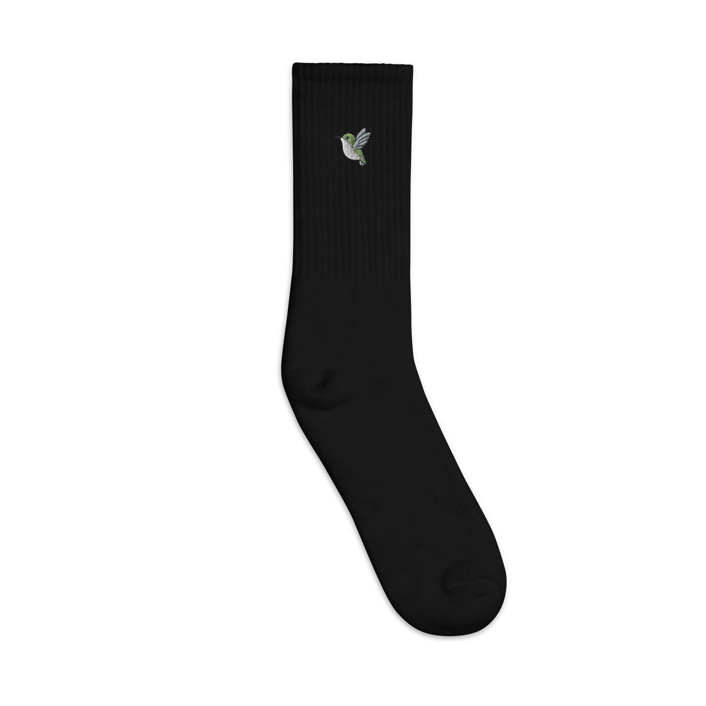 Humming Bird Custom Personalized Embroidered Socks