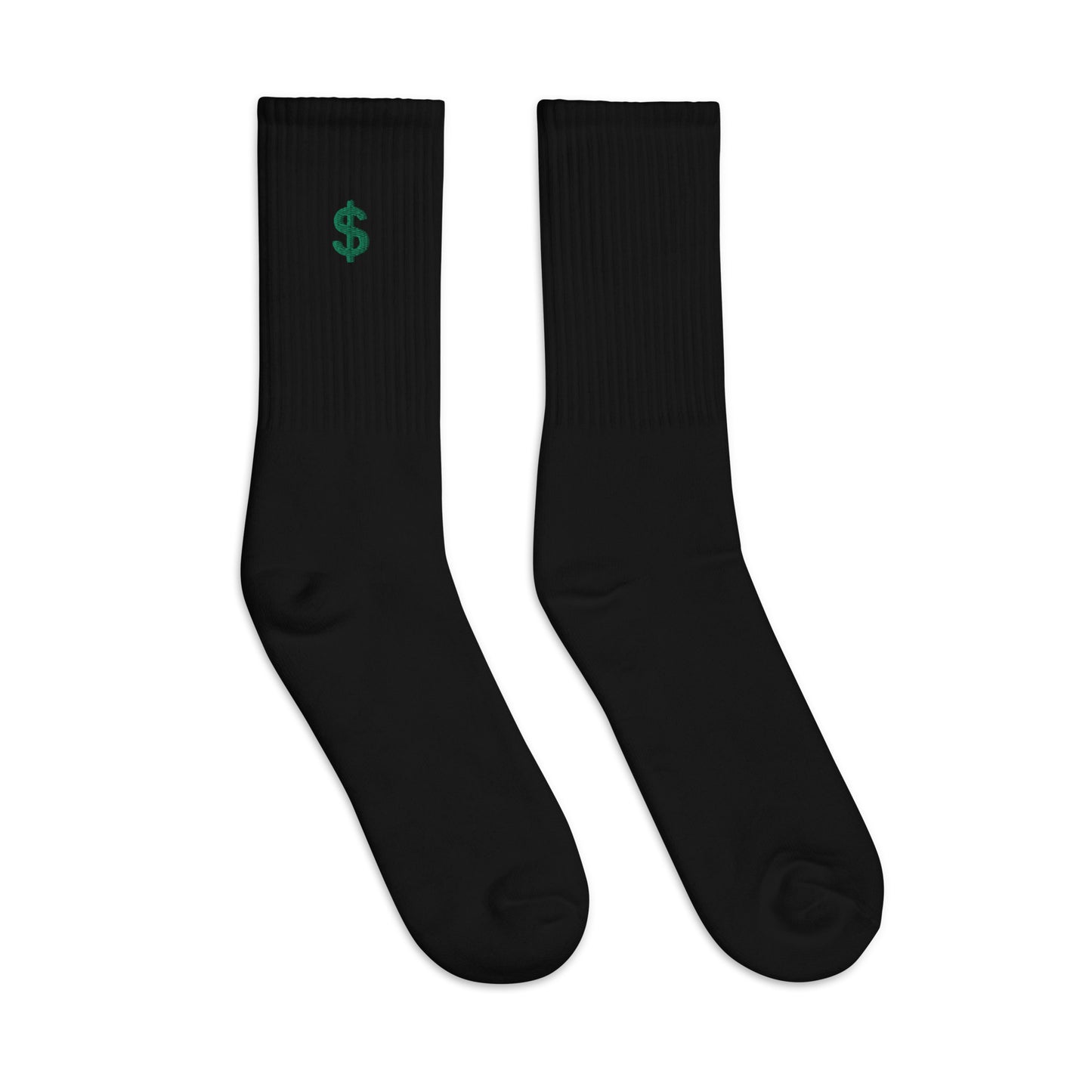 Money Sign Embroidered socks