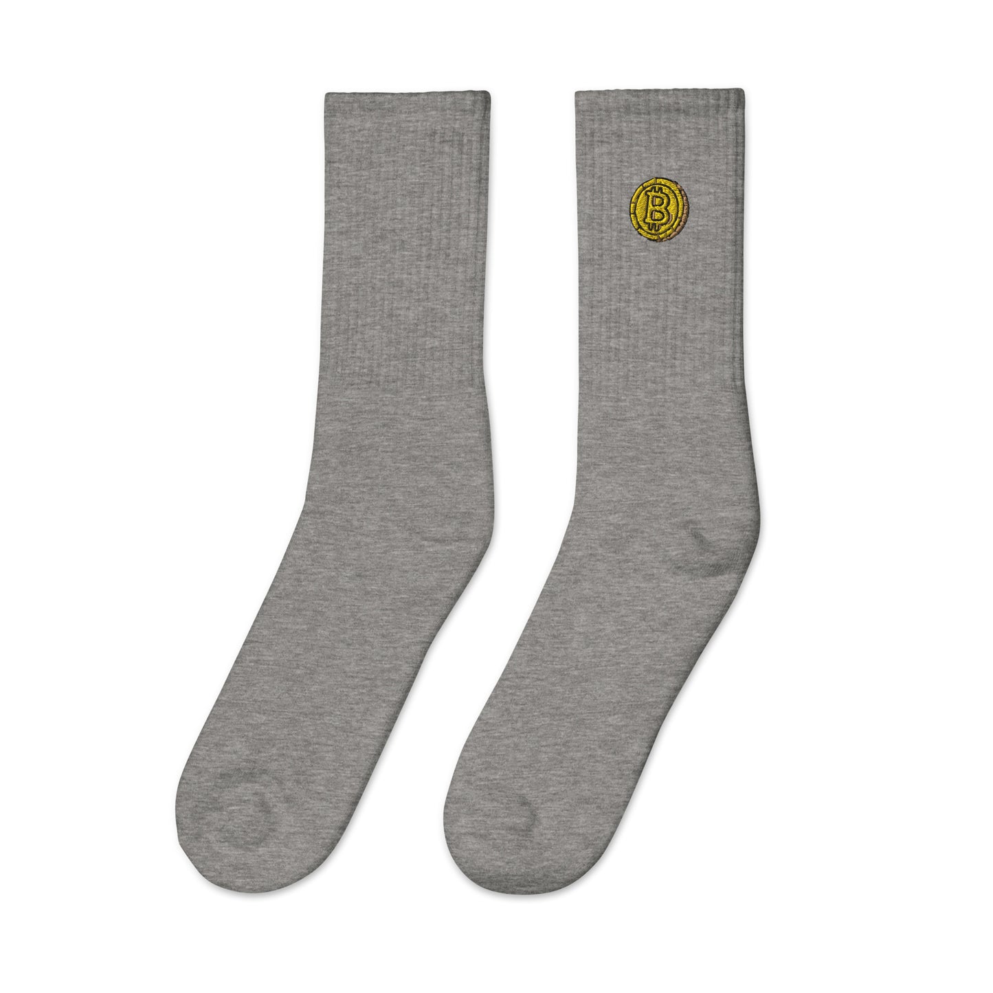 Bitcoin Embroidered socks