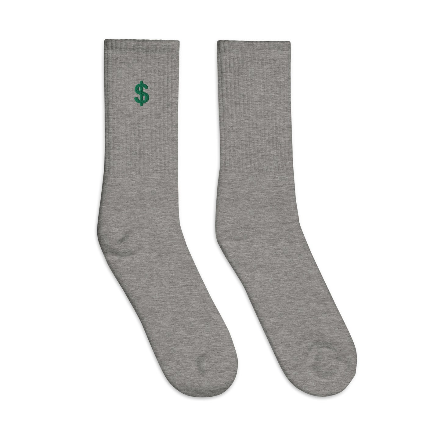Money Sign Embroidered socks