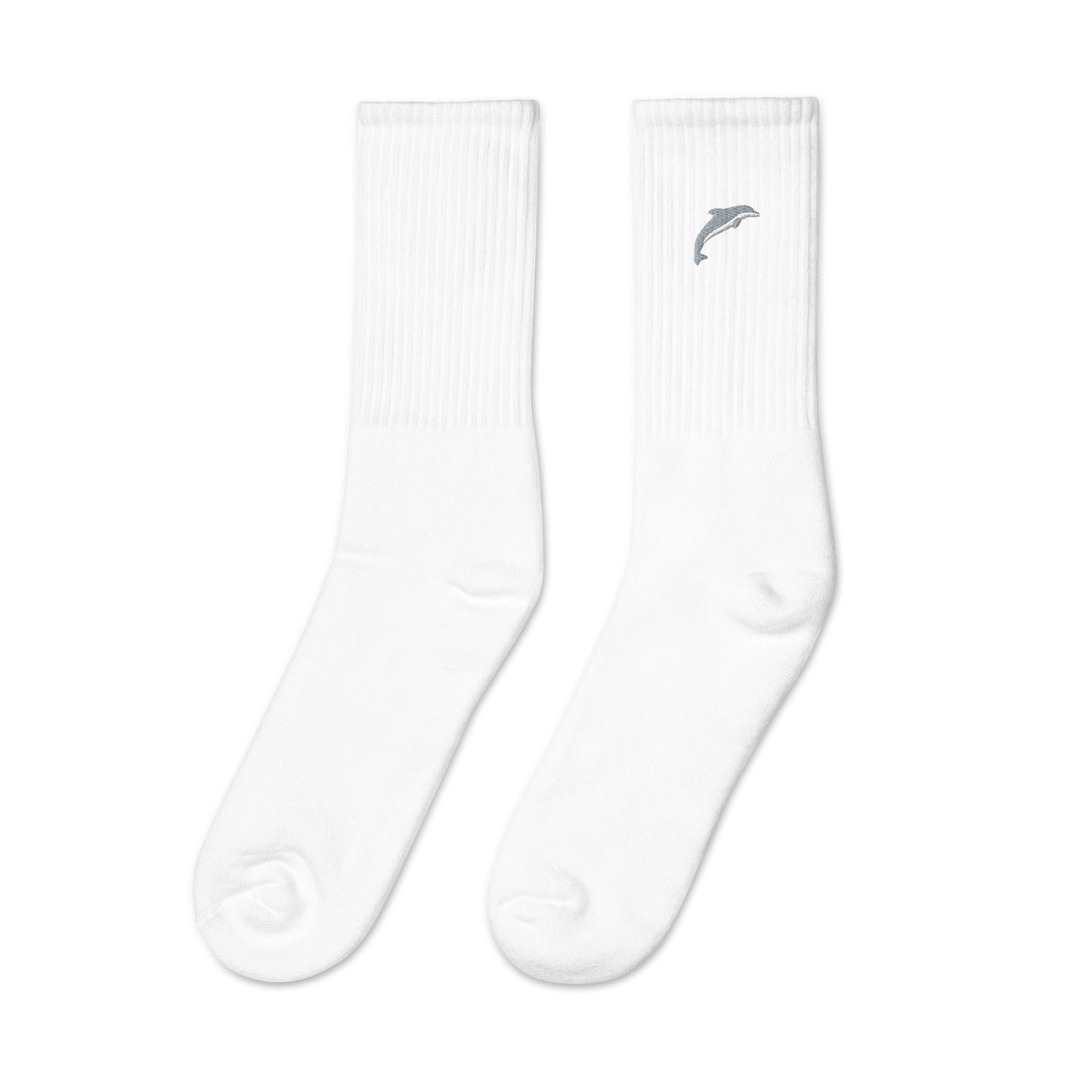 Dolphin Embroidered Socks