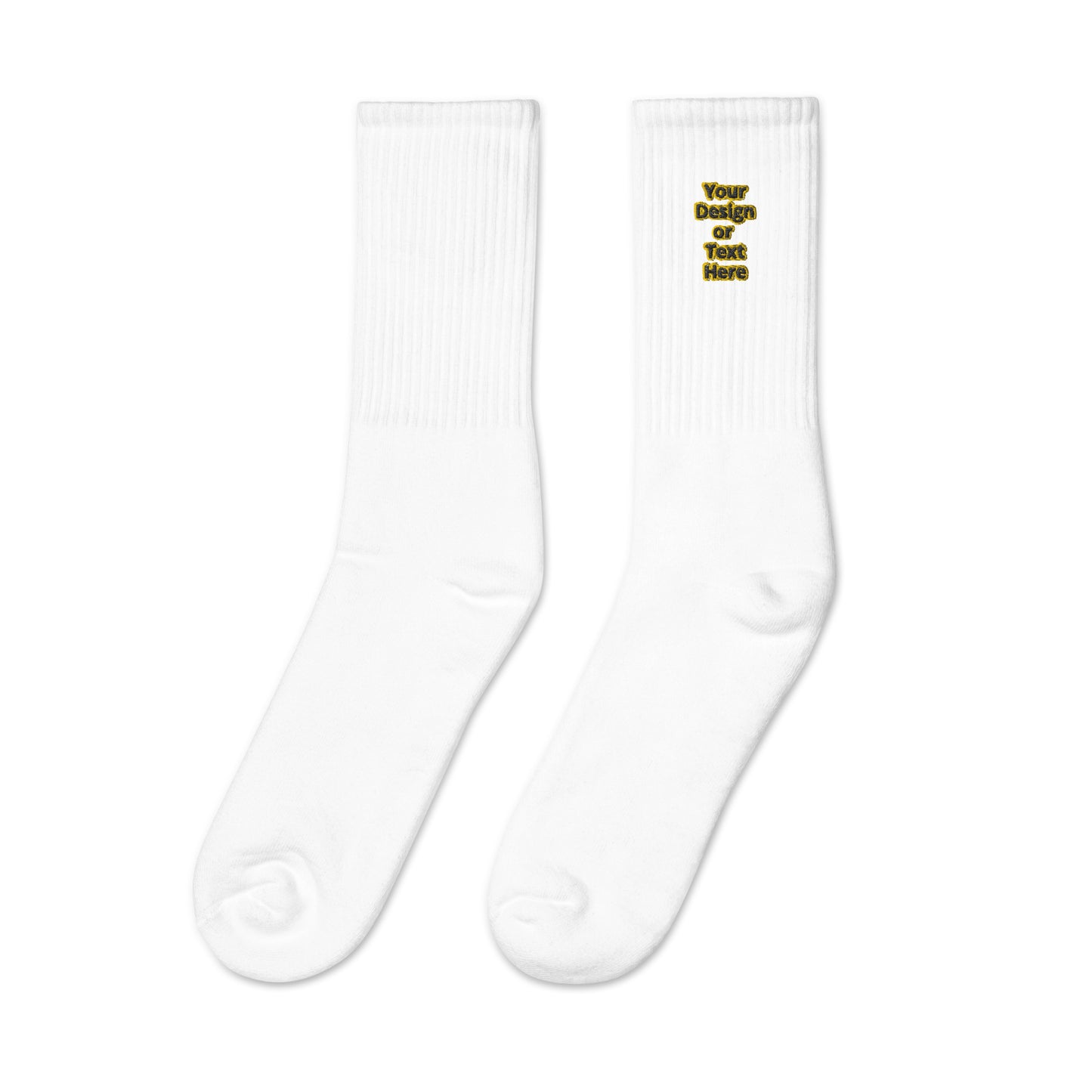 Customizable Embroidered socks
