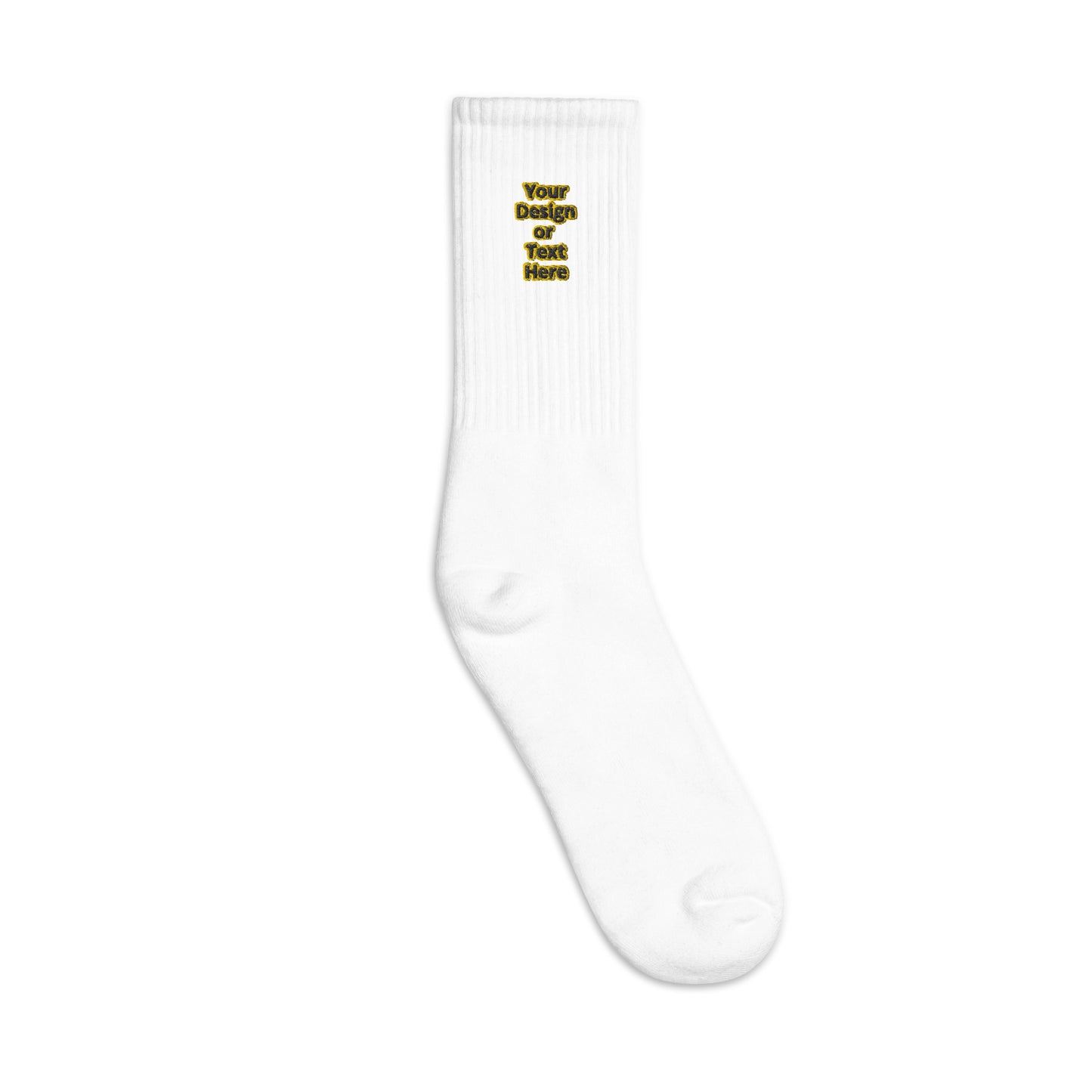 Customizable Embroidered socks