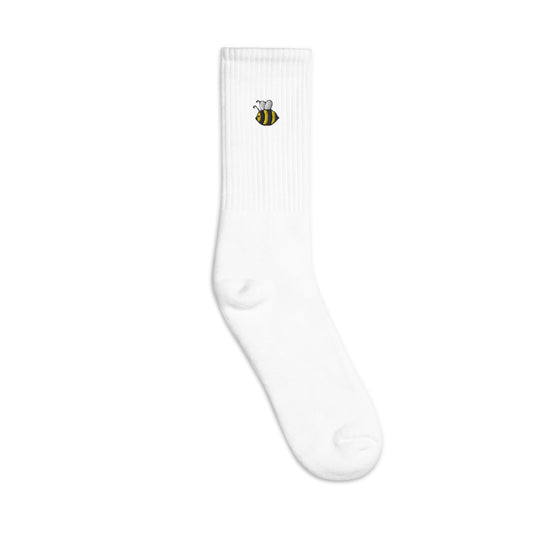 Bumblebee Custom Personalized Embroidered Socks