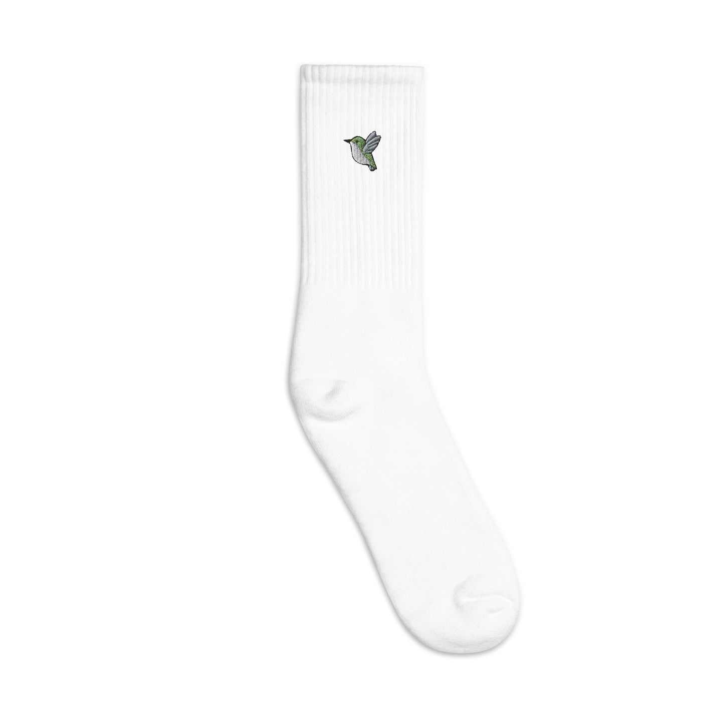 Humming Bird Custom Personalized Embroidered Socks