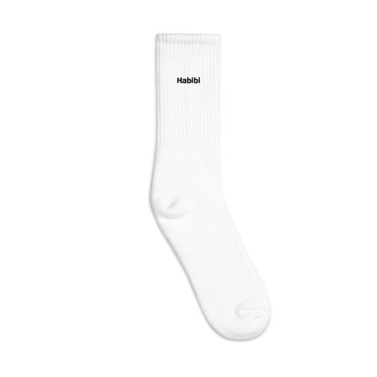 Habibi Custom Personalized Embroidered Socks