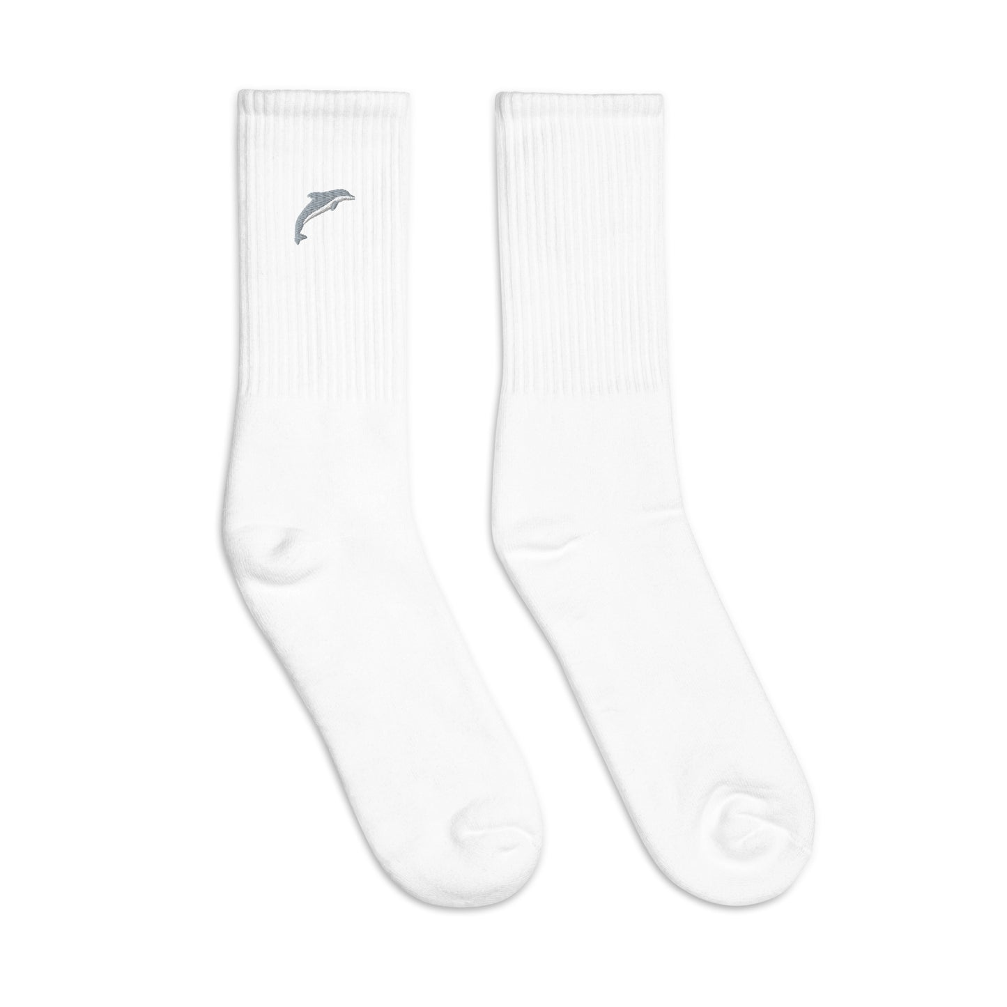 Dolphin Embroidered Socks